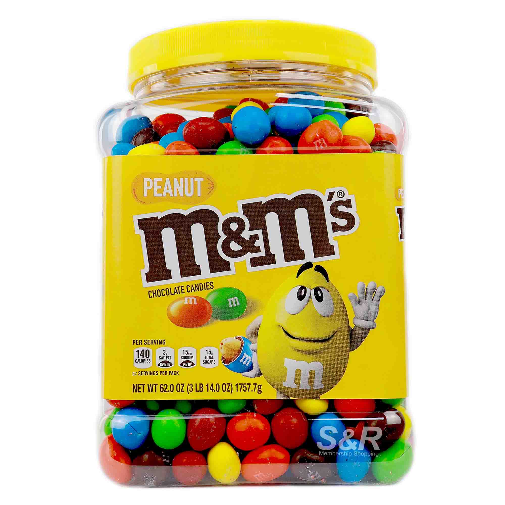 M&M's Peanut Chocolate Candies 1758g
